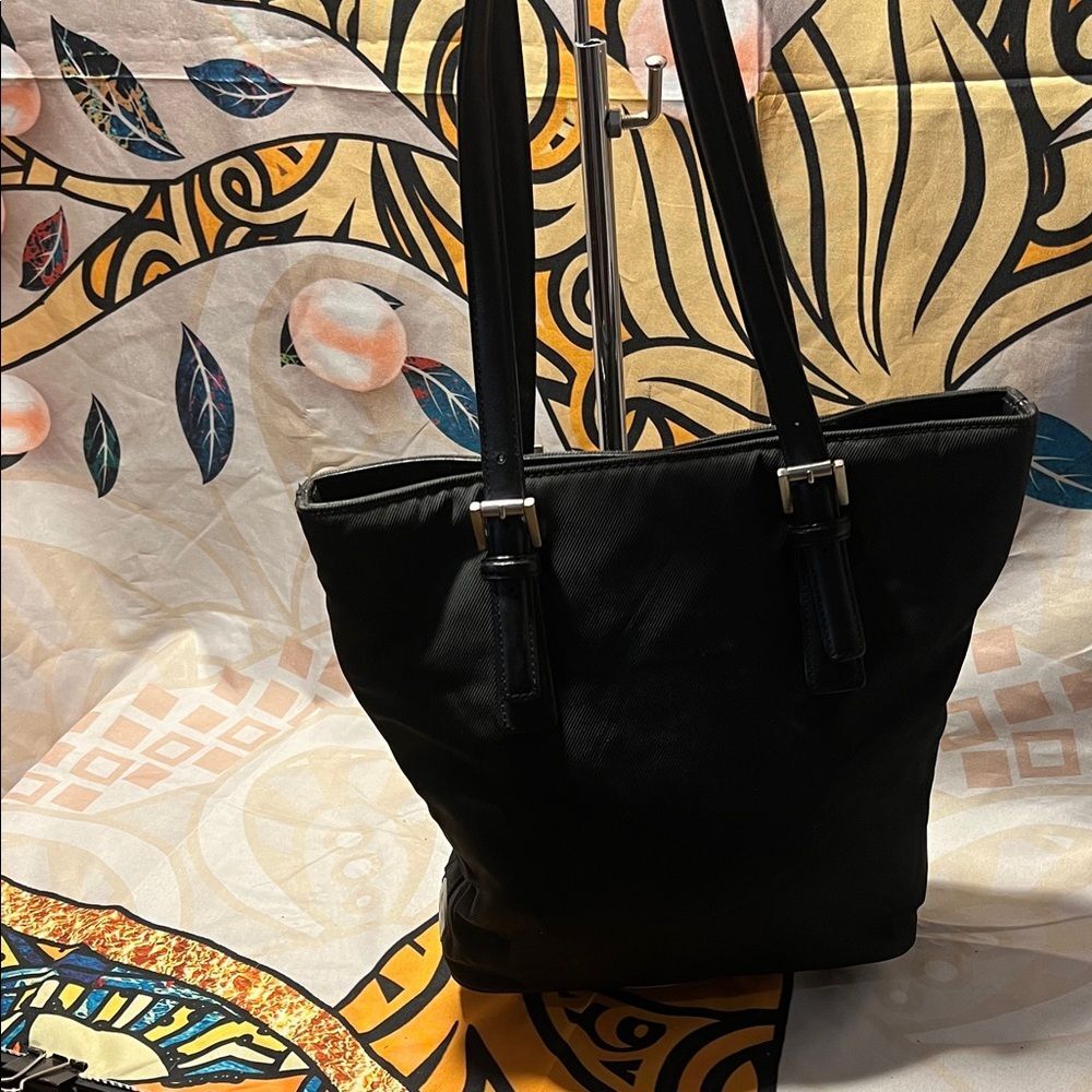 Vintage Coach Mercer Black Nylon Twill Tote - #9321 - Picture 4 of 13